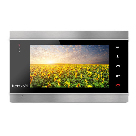 Відеодомофон Intercom IM-02 (black-silver) Відеодомофон Intercom IM-02 (black-silver)