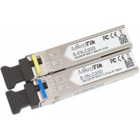 Пара оптичних модулів SFP S-35LC20D (S-3553LC20D)