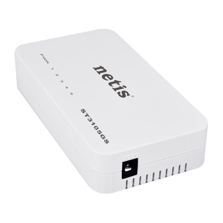 Комутатор Netis ST3105GS 10/100/1000 Мбіт/с з функцією автоматичного узгодження Комутатор Netis ST3105GS 10/100/1000 Мбіт/с з функцією автоматичного узгодження