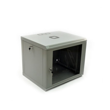 Серверна настінна шафа 9U економ, акрил (UA-MGSWL95G) Серверна настінна шафа 9U економ, акрил (UA-MGSWL95G)