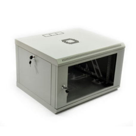 Шкаф телекоммуникационный настенный 9U эконом, акрил (UA-MGSWL935G)