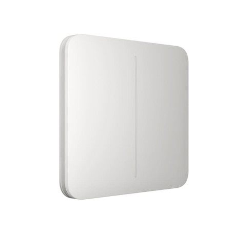 Умный двухклавишный выключатель Ajax LightSwitch 2-gang white