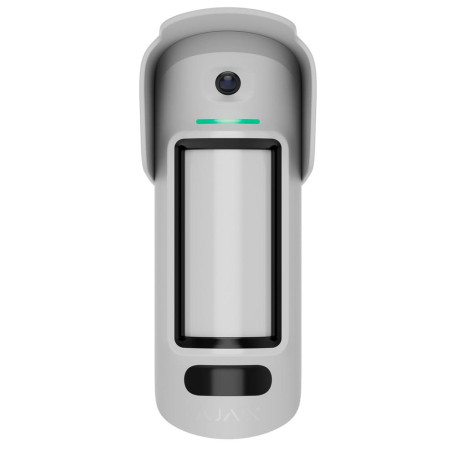 Беспроводной датчик движения "штора" Ajax CurtainCam Outdoor HighMount (PhOD) Jeweller white с технологией двойного обнаружения и расширенными возможностями фотоверификации тревог