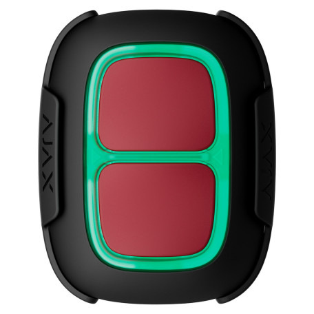 Бездротова тривожна кнопка Ajax Superior DoubleButton G3 Jeweller black