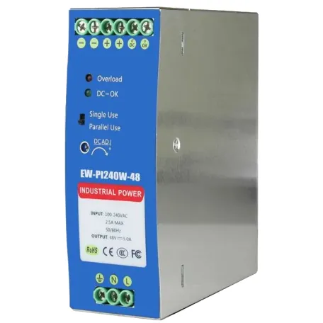 Блок питания Ewind EW-PI240W-48 на DIN-рейку 240 Вт/48 В