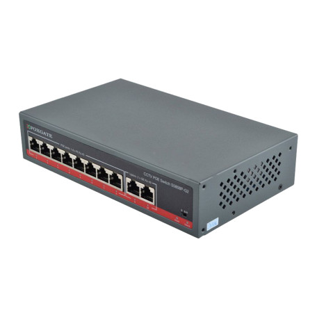 PoE-комутатор FoxGate S5808P-G2 CCTV гігабітний 8-портовий некерований PoE-комутатор FoxGate S5808P-G2 CCTV гігабітний 8-портовий некерований