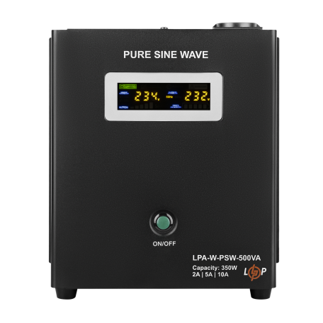 Джерело безперебійного живлення Logicpower LPA-W-PSW-500VA (350W) 2A/5A/10A 12V