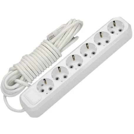 Удлинитель 6x2м с заземлением Makel