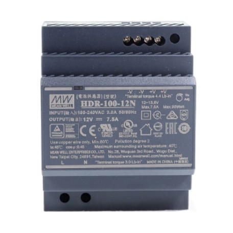 Блок живлення Mean Well HDR-100-12N