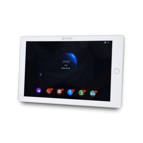 Відеодомофон 10" BCOM BD-1070FHD/DVR-T White з підтримкою Tuya Smart Відеодомофон 10" BCOM BD-1070FHD/DVR-T White з підтримкою Tuya Smart