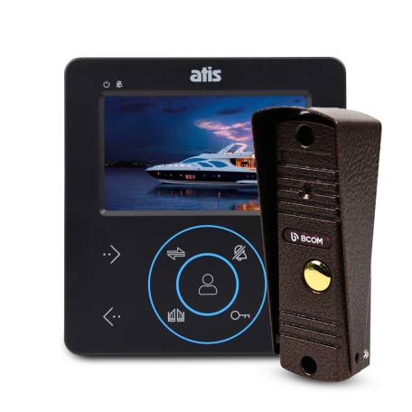 Комплект видеодомофона ATIS AD-480MB+BCOM BT-305HR Cooper