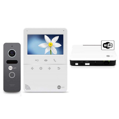 Комплект видеодомофона Neolight TETTA WiFI Box Graphite