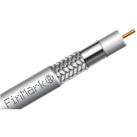 Кабель коаксіальний FinMark F 690BVcu-WB white (білий, 305м) Кабель коаксіальний FinMark F 690BVcu-WB white (білий, 305м)