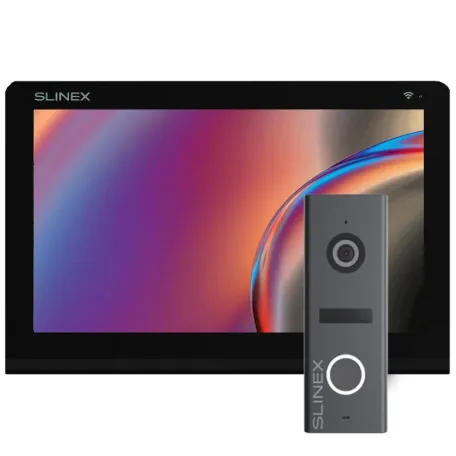 Комплект видеодомофона Slinex Nexo 7 Cloud black + ML-17HD graphite