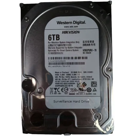 Жесткий диск внутренний Western Digital WD63PURU-78 6Тб
