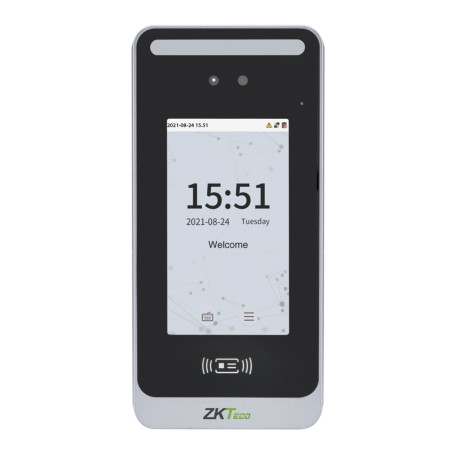 Биометрический терминал распознавания лиц и ладоней со считывателем карт EM-Marine/Mifare с WiFi ZKTeco SpeedFace M4 влагозащищенный