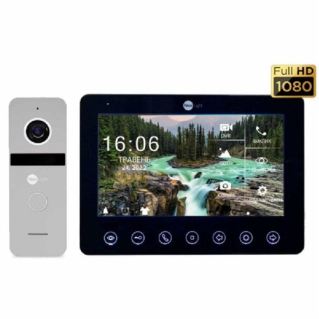 Комплект видеодомофона NeoLight NeoKIT FHD Pro B/Silver